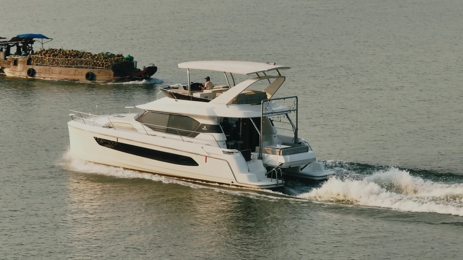 Aquila 44 on the Mekong