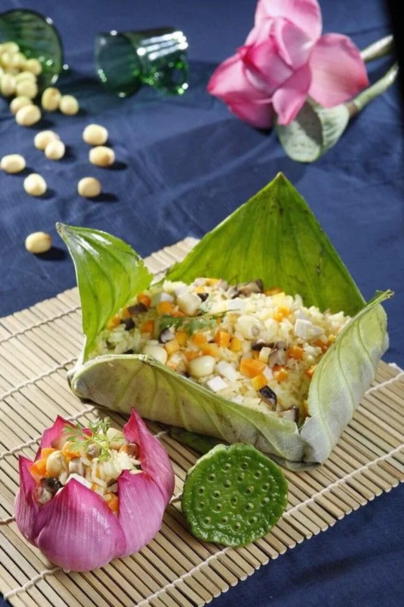 Lotus-leaf rice